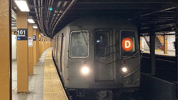(D) Trains End/Begin Service Action at 161st Street-Yankee stadium