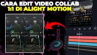 CARA BUAT VIDEO COLLAB UKURAN 1:1 PERSEGI 4 TUMPUL DI ALIGHT MOTION screenshot 4