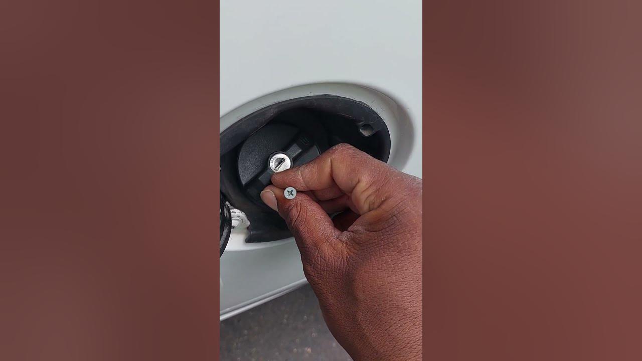 How to unlock a locking gas cap if you lost your key in under 30