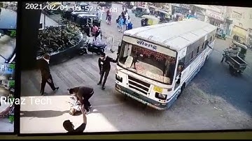rajkot busstand accident | rajkot bus accident video