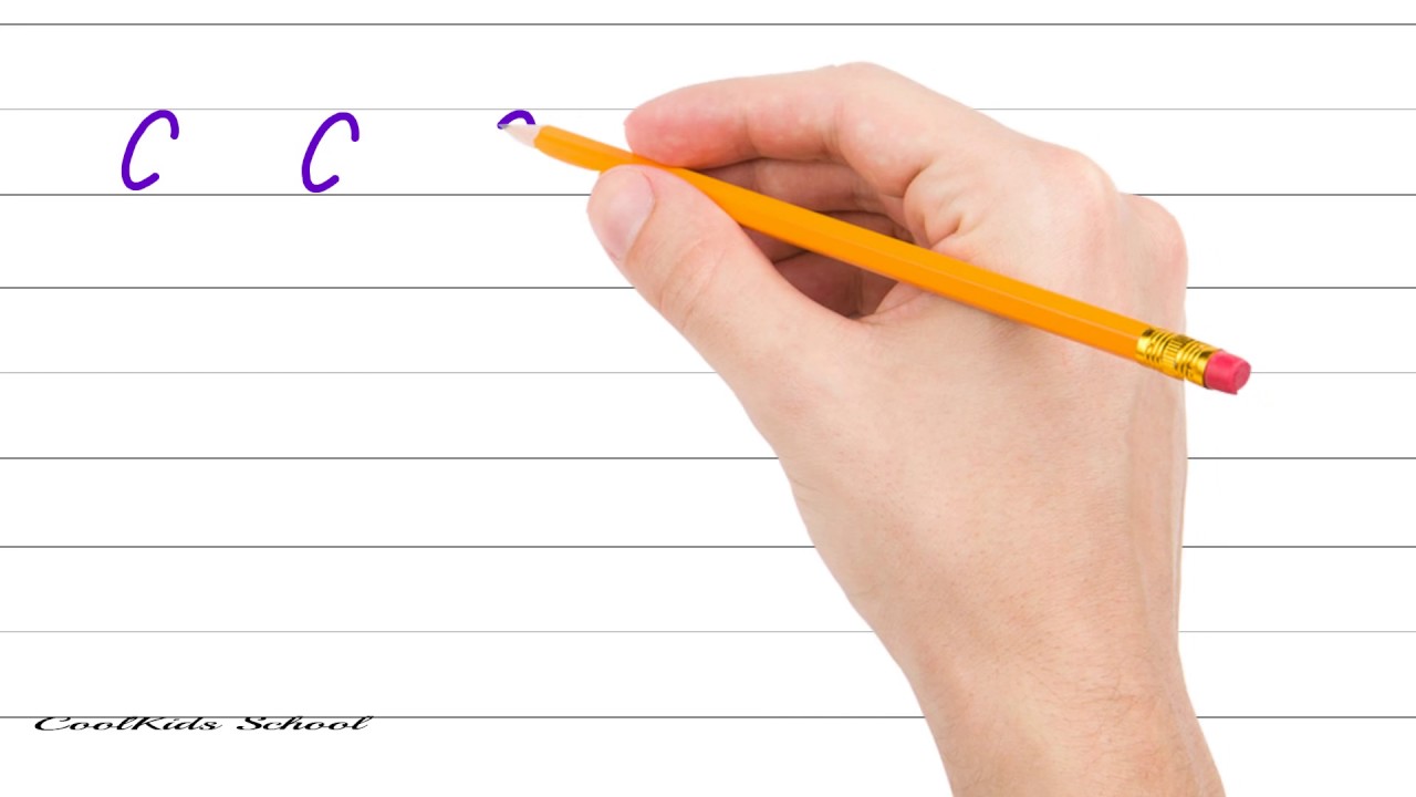 Uppercase + Lowercase letters. Letter A. Writing cursive. - YouTube