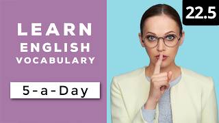 Learn English Vocabulary Daily #22.5 - British English Podcast