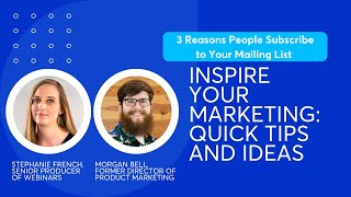 3 Reasons People Subscribe to Your Mailing List | Constant Contact