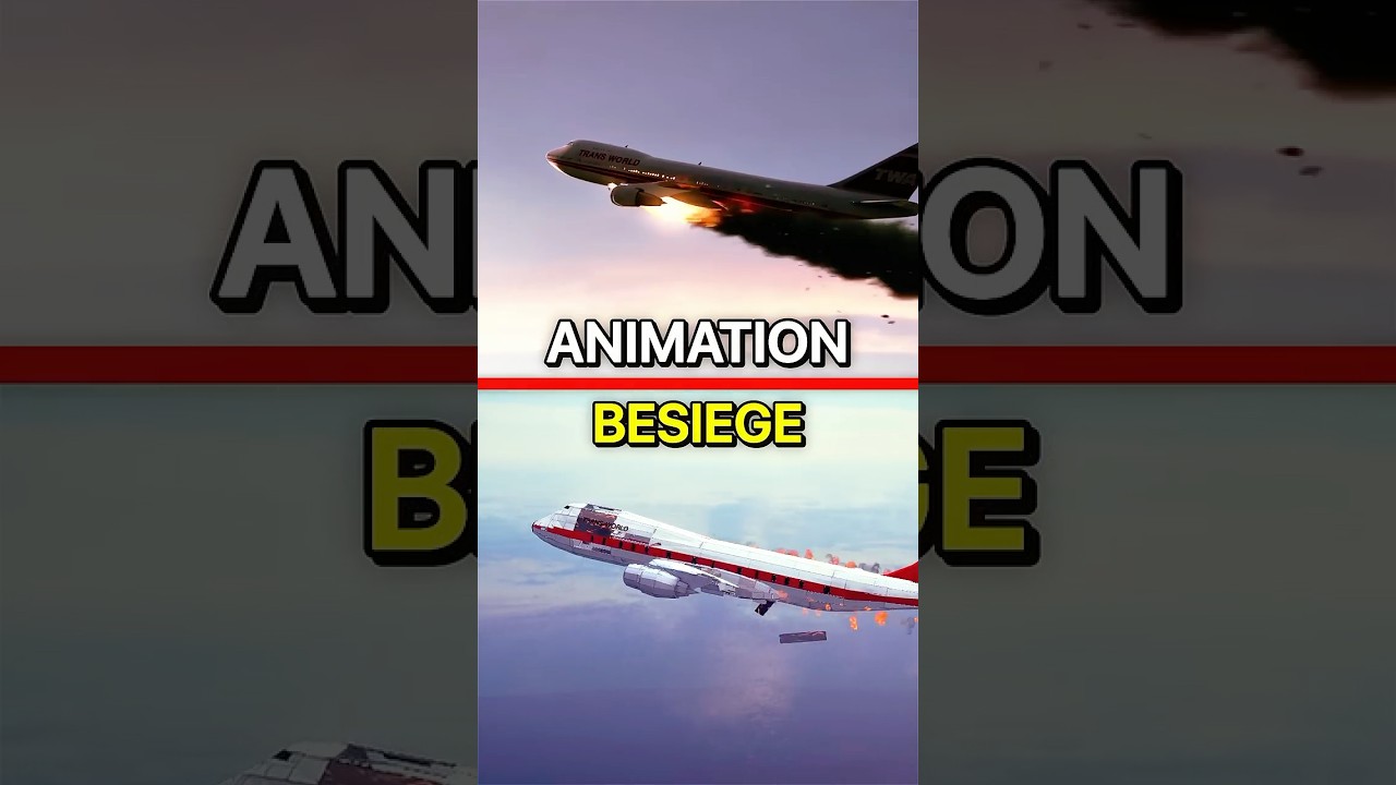 The Explosion of TWA 800 | Animation and Besiege 