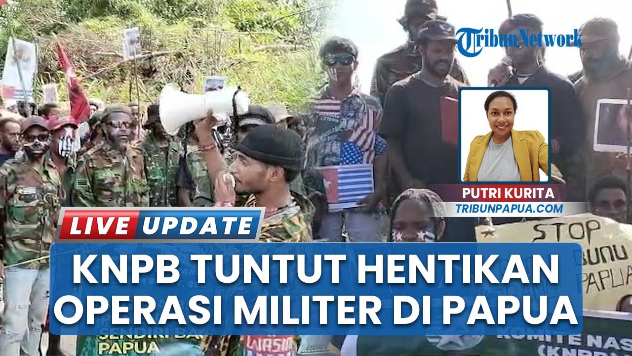 KNPB Tuntut Penghentian Operasi Militer & Serangan Udara Papua dalam Peringatan Hari HAM Sedunia