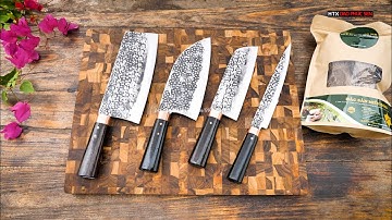 #daophucsen 🔥🔥BỘ DAO BẾP CÁN MUN  XỊN SÒ - HÀNG CHUẨN CỦA HTX DAO PHÚC SEN🔥 🔥