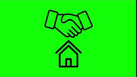 Animated House Deal Icon on Green Screen With Pop-up Sound