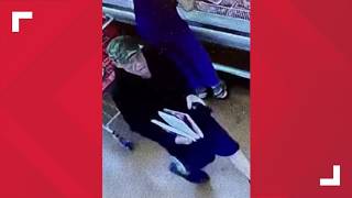 VIDEO | Akron police searching for suspect who stole 90-year-old woman's purse at grocery store