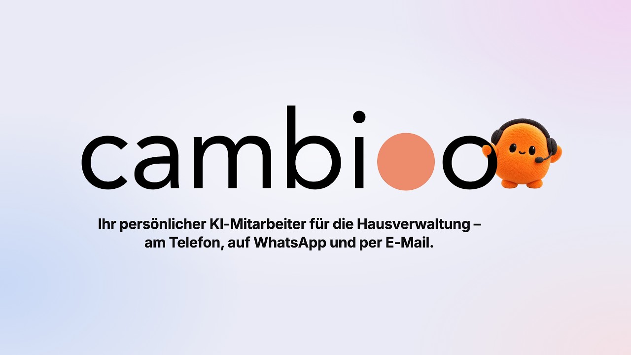 Vorschaubild des Videos: Cambioo, die KI für Hausverwaltungen