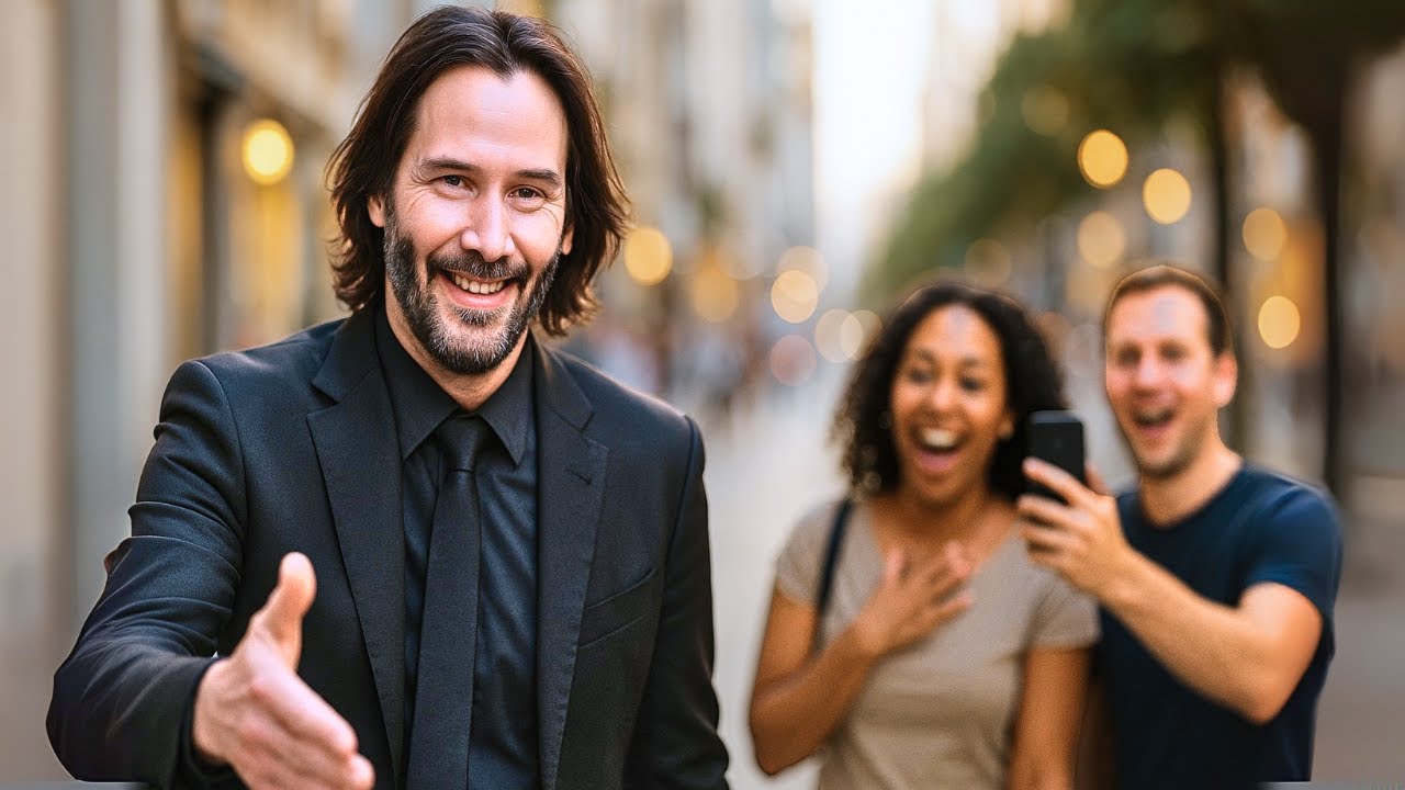 When Keanu Reeves Walks In Public NICEST CELEB EVER!