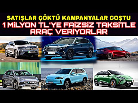 ELEKTRİKLİ OTOMOBİLDE SATIŞLAR ÇÖKTÜ KAMPANYALAR COŞTU 1.000.0000 TL'YE FAİZSİZ TAKSİTLE ARAÇ VERİYO