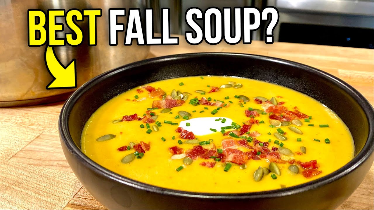 I Make This EASY & DELICIOUS Soup Every October! Roasted Butternut