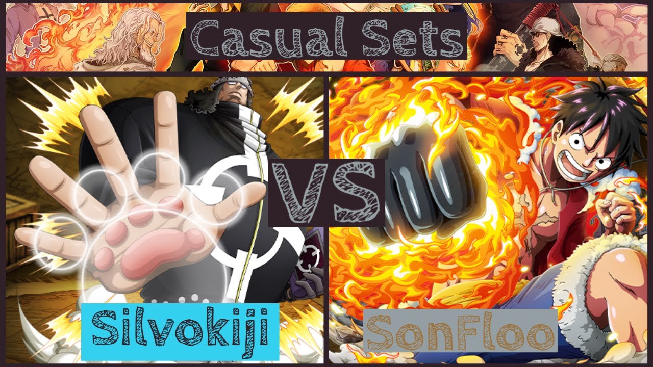 Silvokiji VS SonFloo  - Kuma Said Stop - One Piece Burning Blood Casual Sets