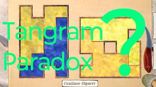 I'm Proud I Solved what i think is a Tangram Paradox