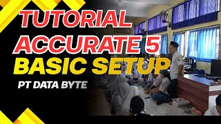 Accurate 5 Tutorial: Standard Setup for PT Data Byte