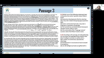 CAT 2021 Slot 3 | VARC Section | Passage 3 | Solved by CAT 100%iler Arvind Shankar|Anastasis Academy