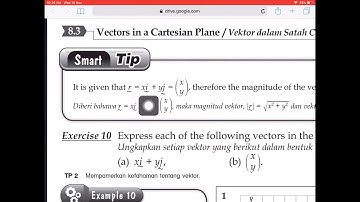 Vectors in Cartesian Plane