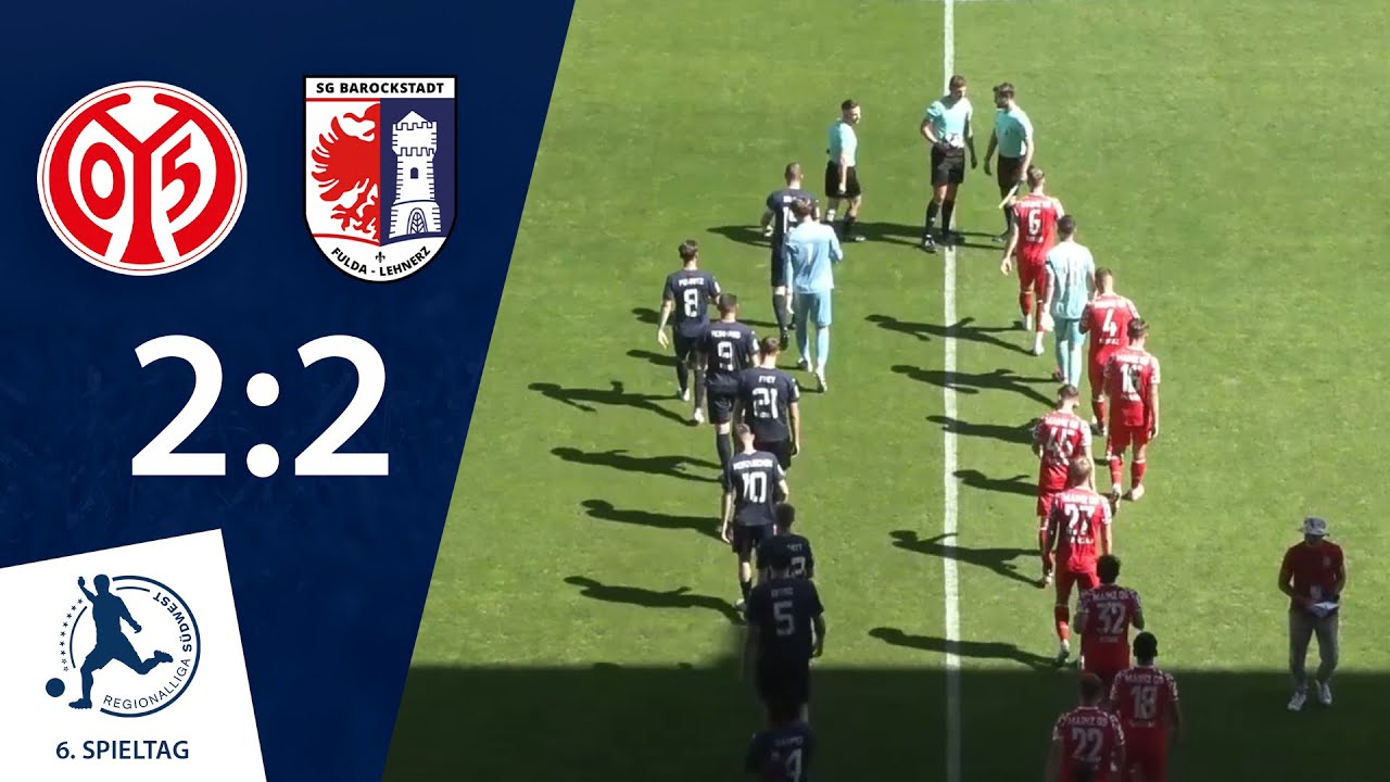 Alles in der zweiten Hälfte | 1. FSV Mainz 05 II - SG Barockstadt | 6. Spieltag RLSW