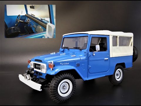 Toyota BJ44 Land Cruiser 1/24 Scale Model Kit Build Review FJ FJ40 4WD Italeri 3630