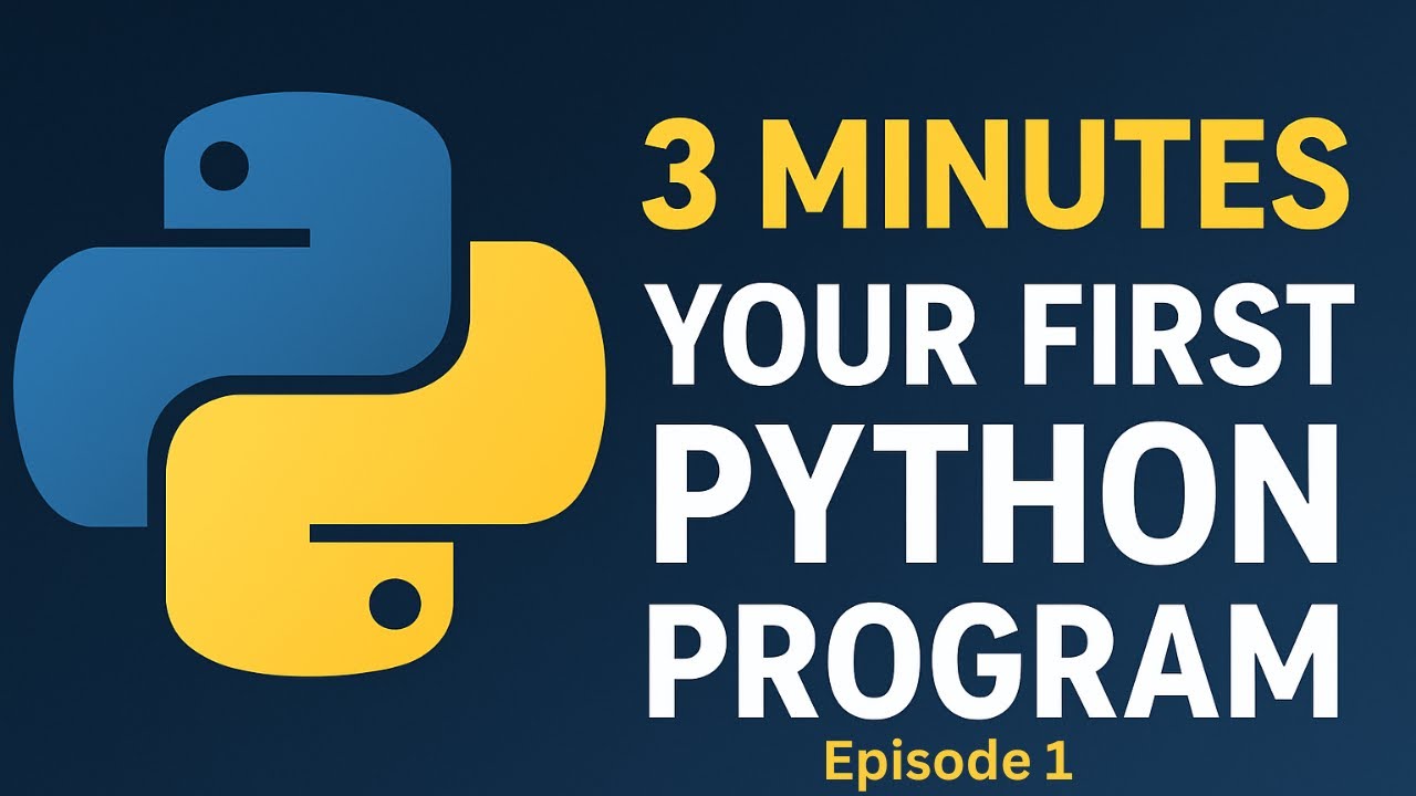 Learn Python in 3 Minutes - Your First Program (Complete Beginner Guide ...