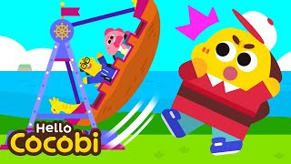 🎠Playtime at the Theme Park🎠Pirate Ship, Bumper Cars, Treats | Baby Game Play | Hello Cocobi screenshot 4