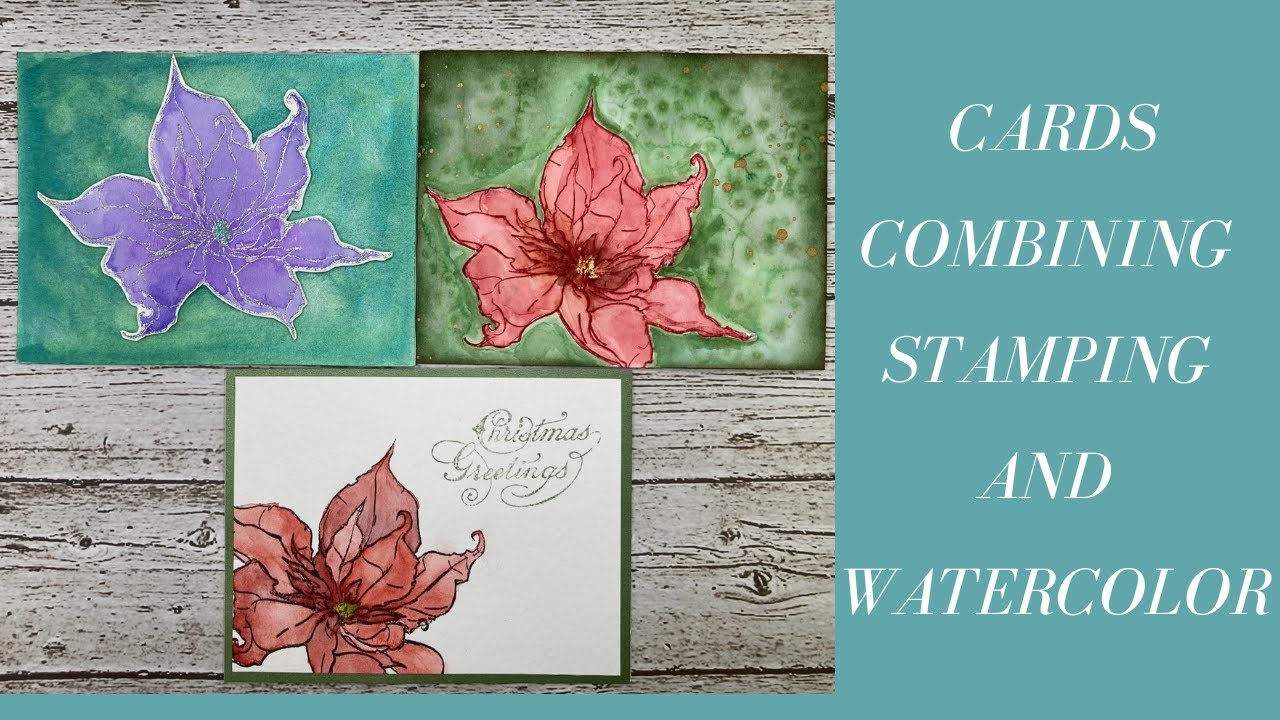 Three Techniques for Combining Stamping and Watercolor YouTube