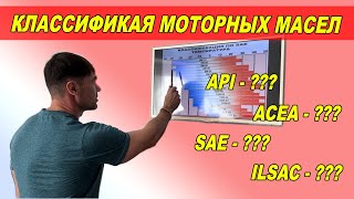 КЛАССИФИКАЦИЯ МОТОРНЫХ МАСЕЛ!!! КАК ВЫБРАТЬ МОТОРНОЕ МАСЛО??? API ACEA SAE ILSAC