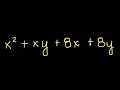 Factoring Polynomials by Grouping: Worked Example x squared + xy + 8x + 8y