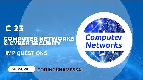 ap diploma C23 4th sem cme computer network and cyber security important questions| CNCS|