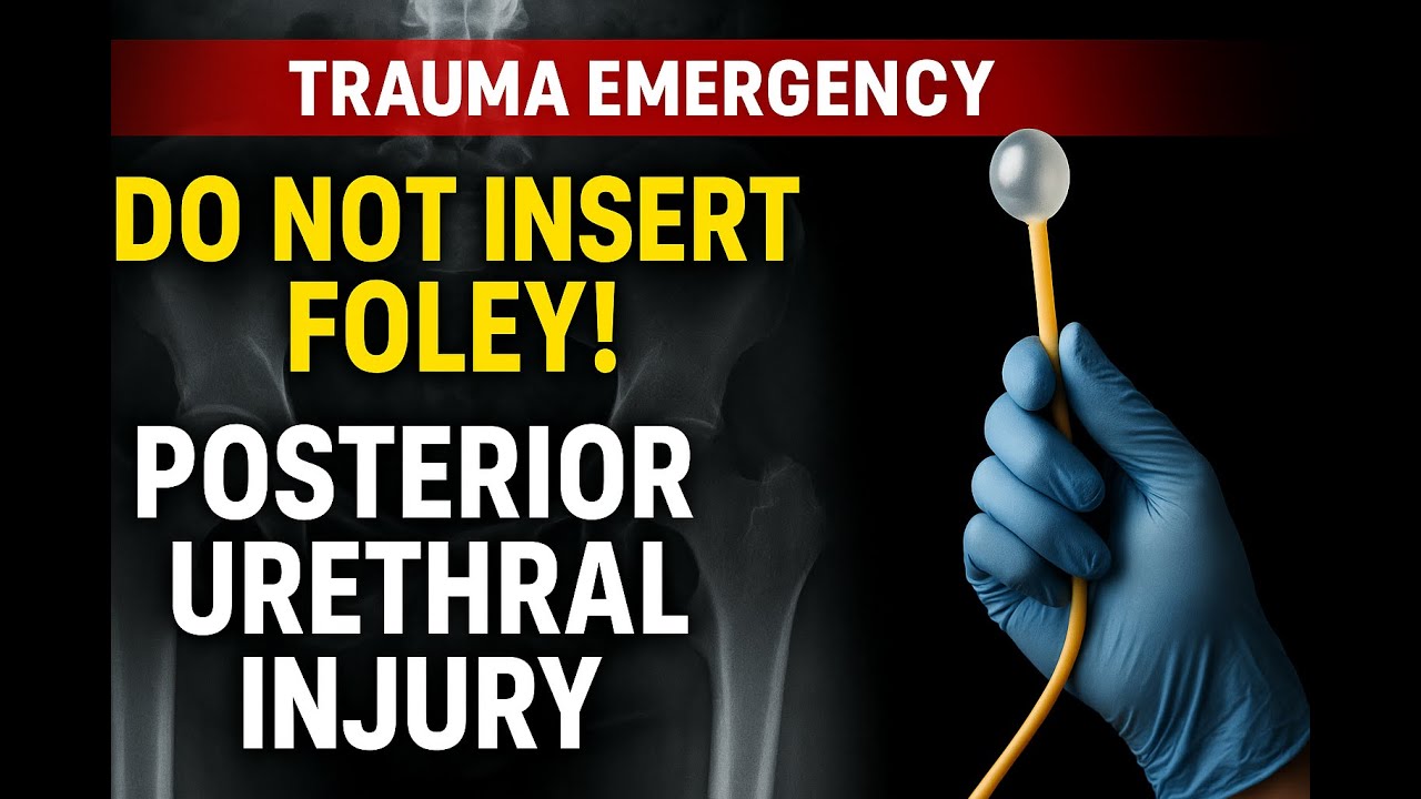 Must know urological Trauma concept - Posterior Urethral Injury (MCQ of the day episode 11)