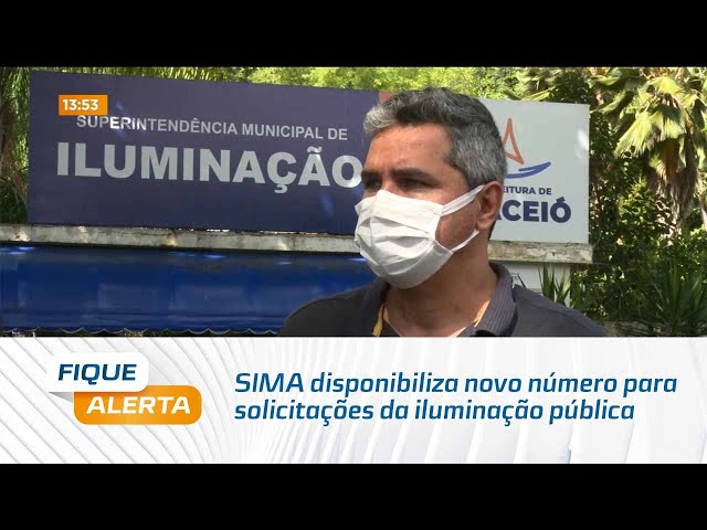 SIMA disponibiliza novo número para solicitações da iluminação pública