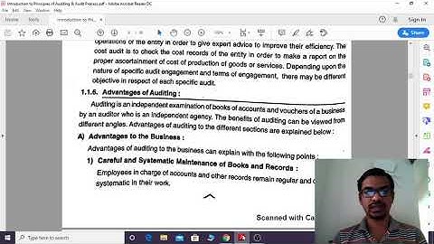 11/09/2020 TYBCOM Unit-1: Introduction to Auditing & Audit Process Part I