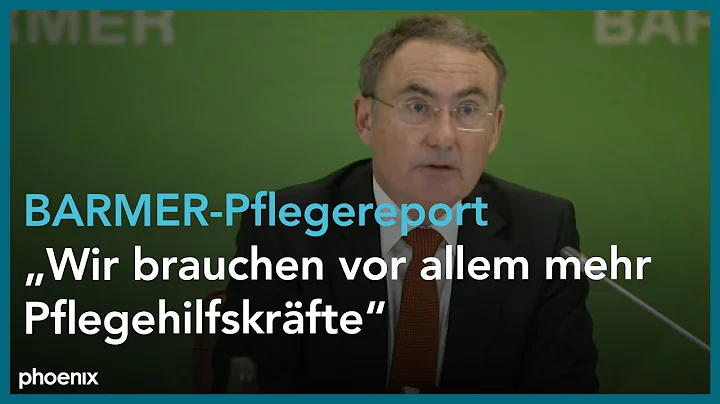 Prof. Christoph Straub zur Vorstellung des BARMER-...