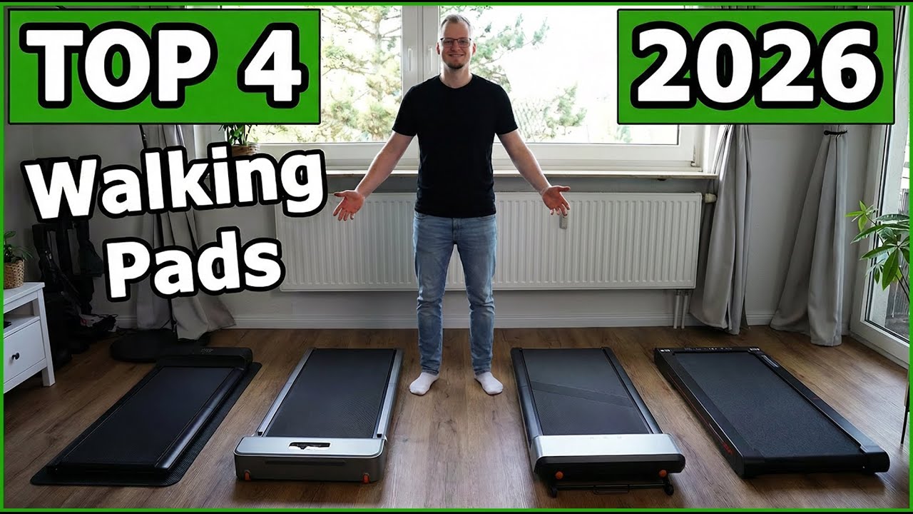 Die 4 besten Schreibtisch Laufbänder \u0026 Walking Pads im Test \u0026 Vergleich 2026