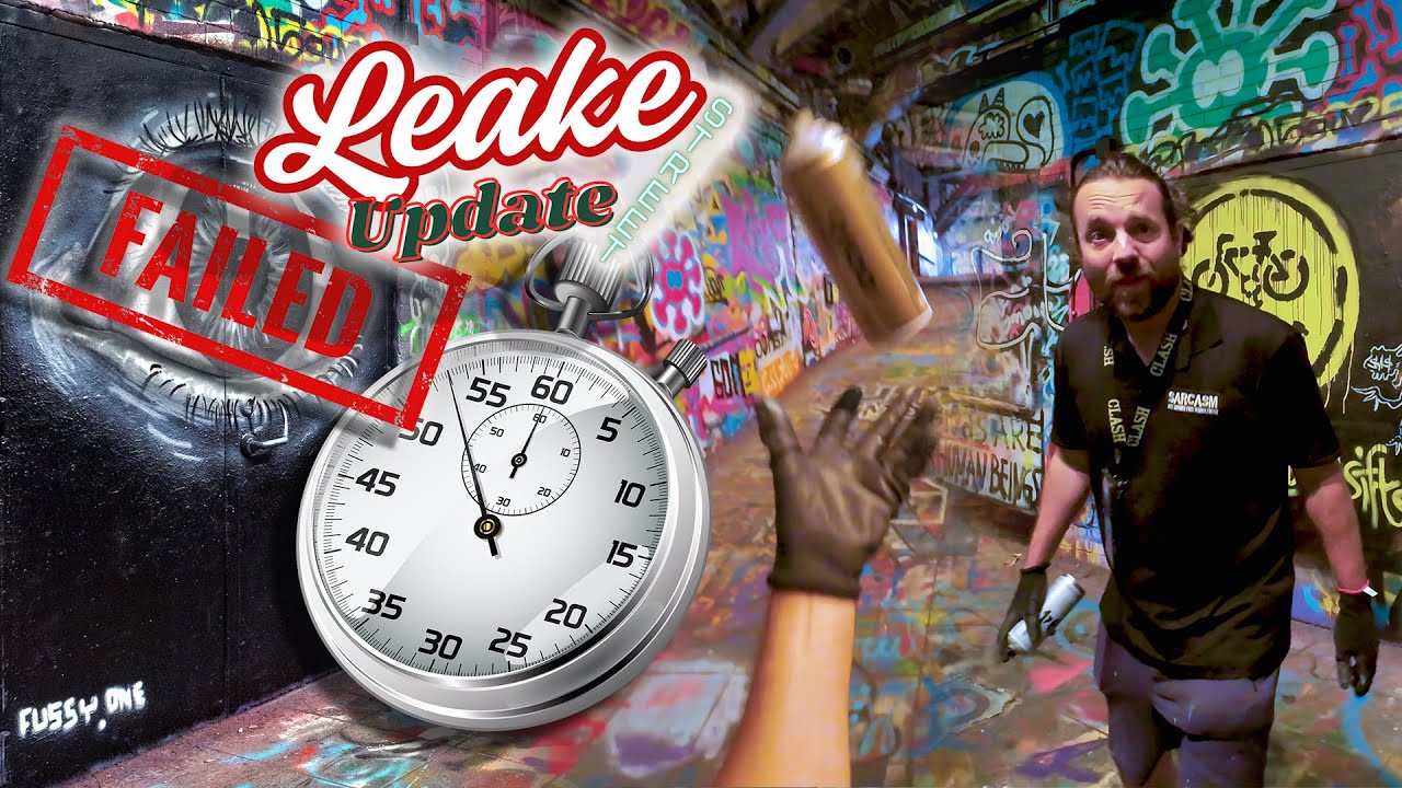 Graffiti Tunnel, Worlds most visited Graffiti/Street art spot? & 1 Hour Street Art challenge 11/6/25