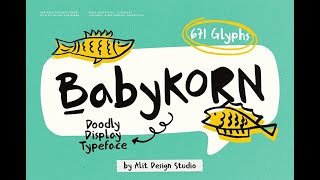 Baby Korn Font Download