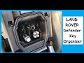 Land Rover Defender Cubby Box lid Key Organiser Design Concept