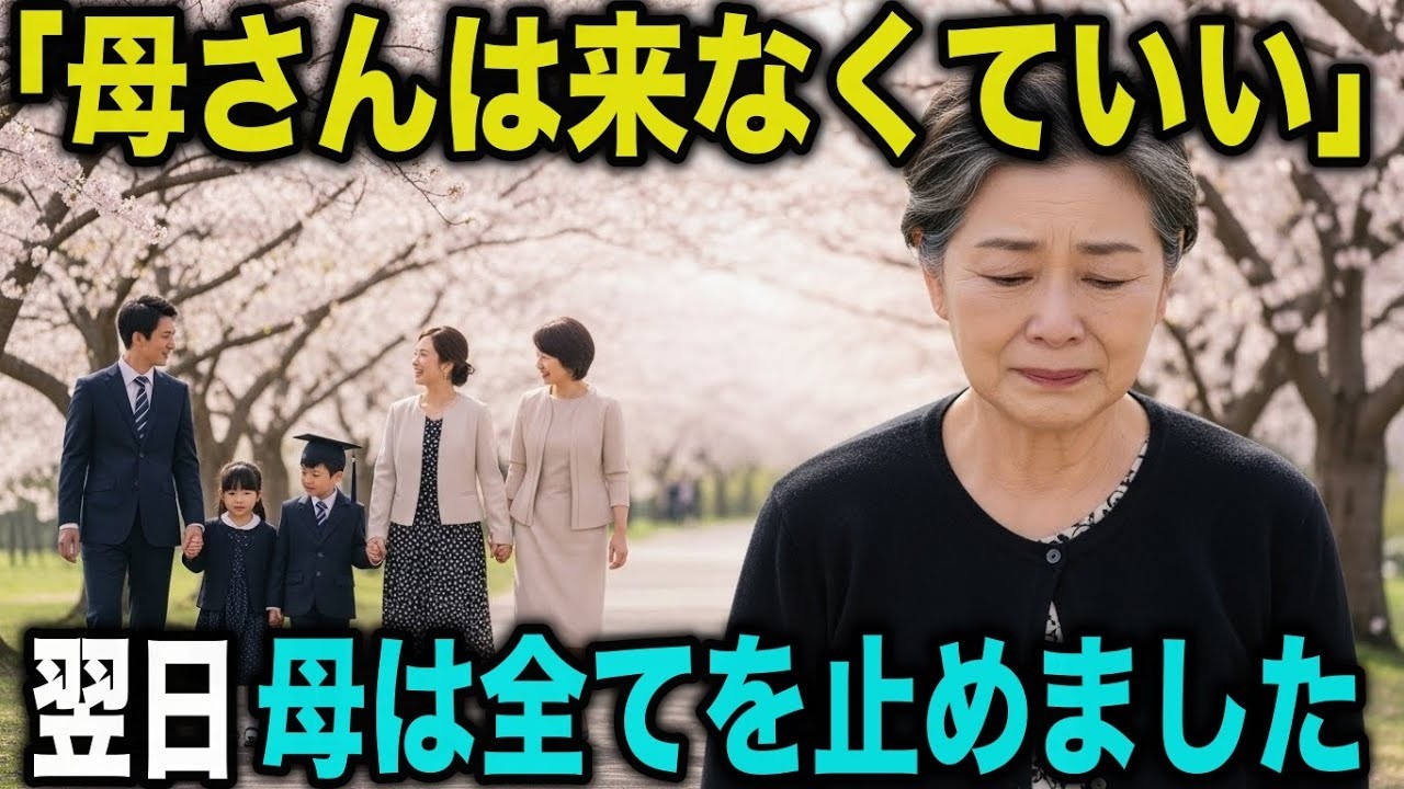 「母さん。もう来ないで」──孫の卒園式に“私だけ”呼ばれず、私は母をやめた