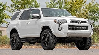 Command the dark and add led illumination to front of your toyota
4-runner with rough country’s 30-inch hidden grille kit. this sleek,
discreet light...