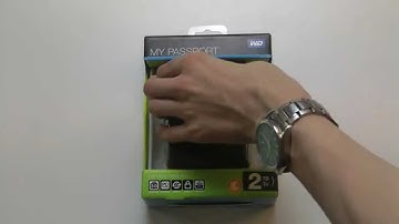 WD My Passport 2TB - Unboxing