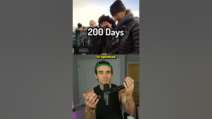 How Long It Takes To Create Shows