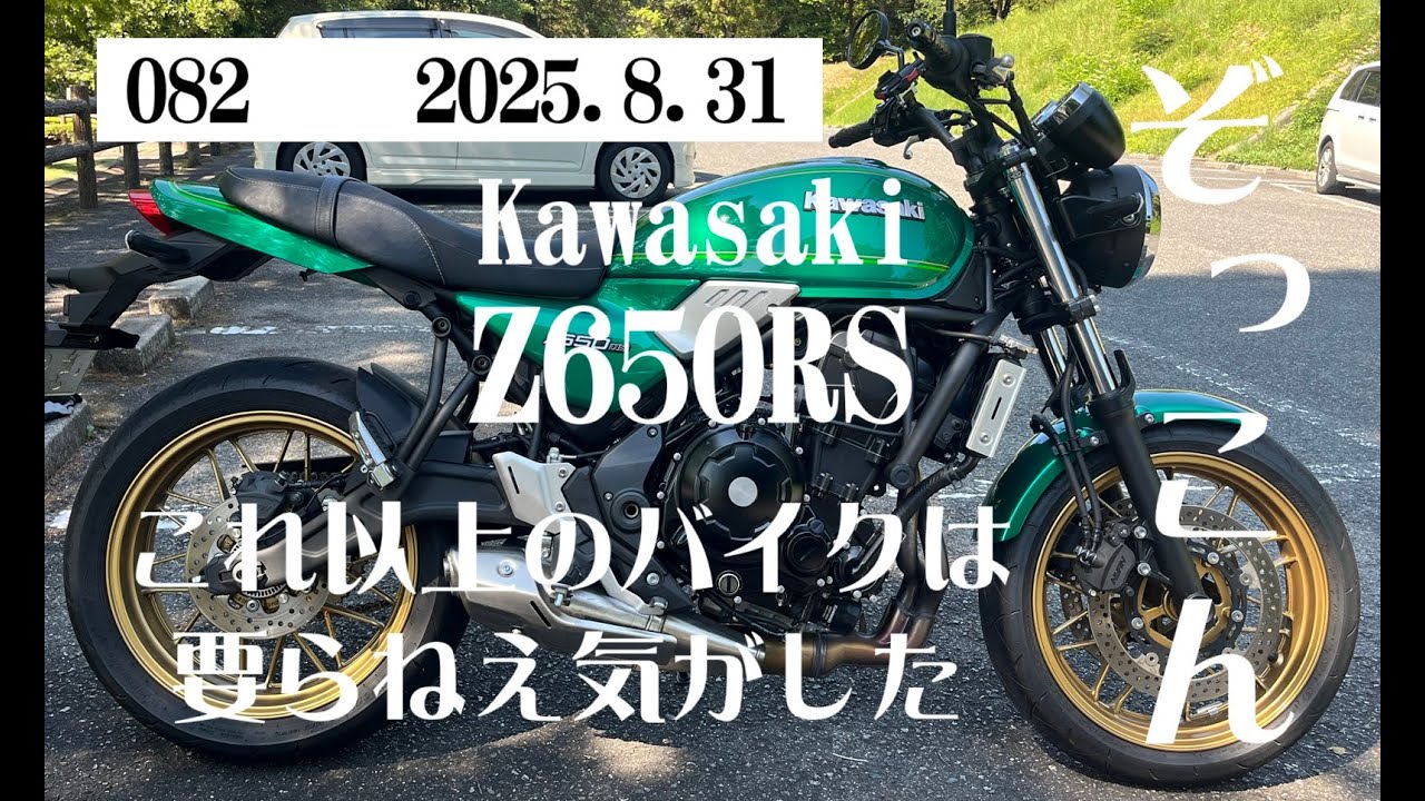 Z650RS これ以上のバイクは要らないとさえ思った