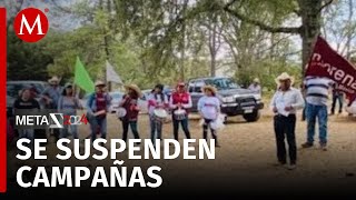 Integrantes de Morena cancelan campaña electoral en Acambay, por inseguridad