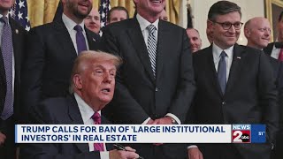 Trump Calls For Ban Of Large Insutional Investors In Real Estate