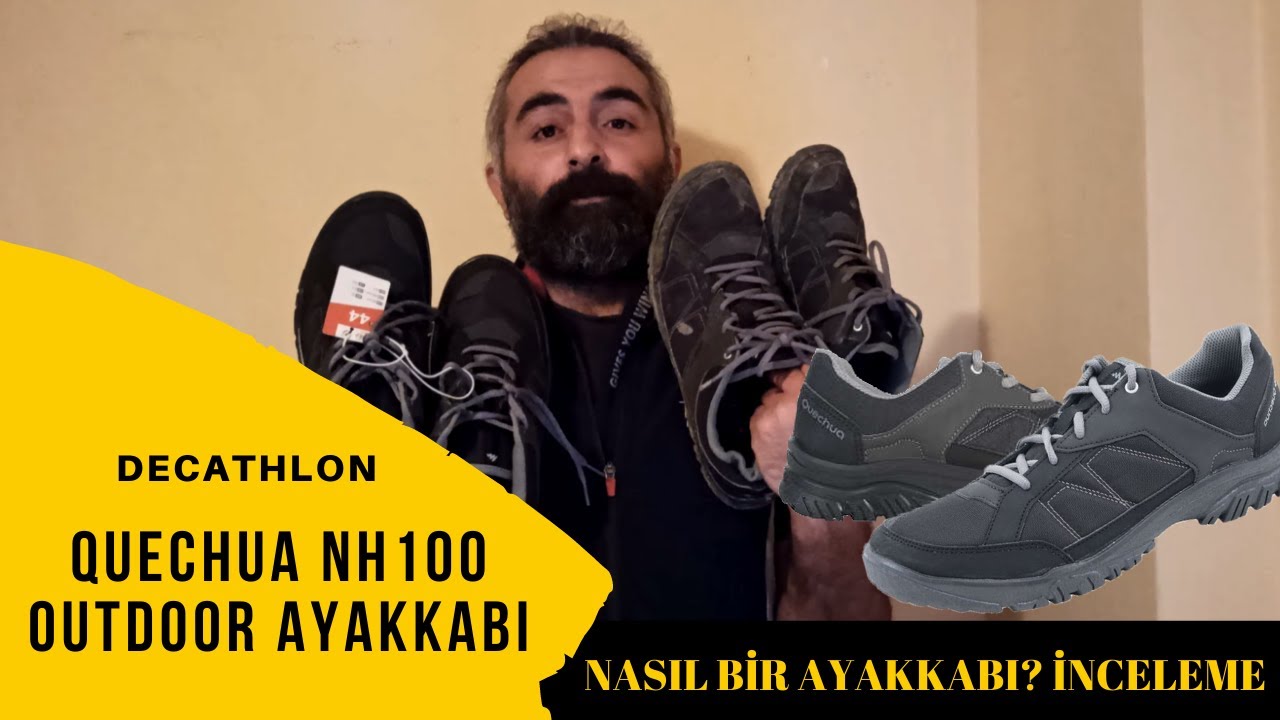 Decathlon Quechua Nh100 Outdoor Ayakkabi Incelemesi Youtube