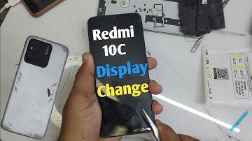 REDMI 10C Touch screen replacement | mi 10c display change | Redmi 10c display problem