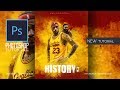 Adobe Photoshop Tutorial l Sports Poster Design