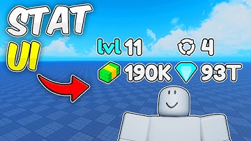 How to make character STAT UI in Roblox Studio!
