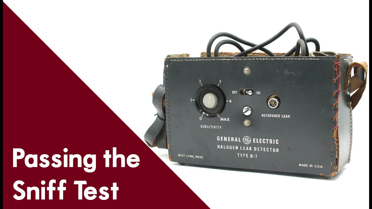 GE H-7 Halogen Detector: Sniffing Out Leaks - YouTube