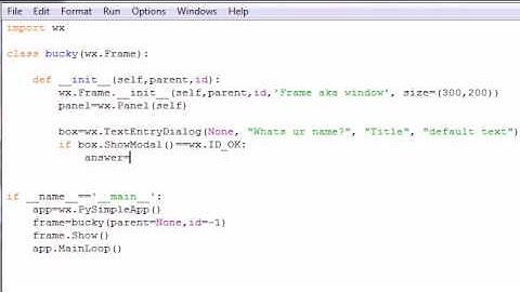 wxPython Programming Tutorial - 5 - Text Boxes for Input